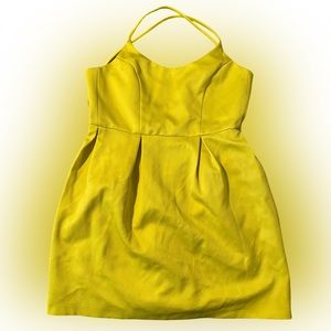 Yellow top shop dress US4 UK8 EUR36